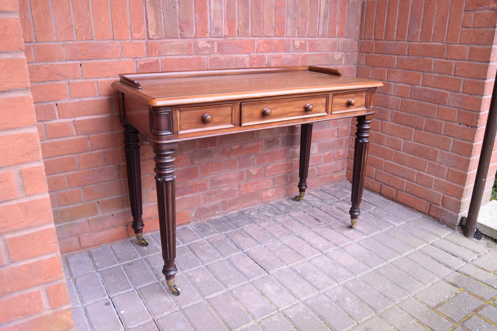James Winter of Soho, London 19th Century Mahogany Writing Table