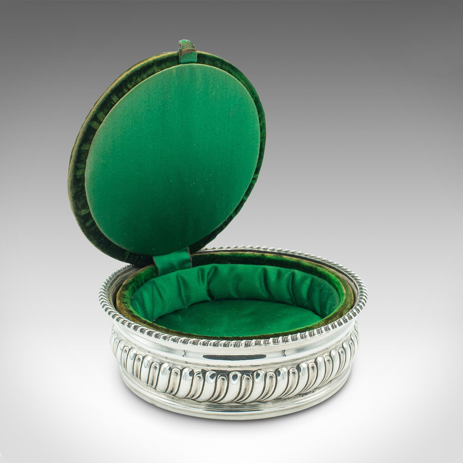 Antique Ladies Needlework Box, English, Velvet, Plated, Pincushion, Victorian (1 of 10) Antique Ladies Needlework Box, English, Velvet, Plated, Pincushion, Victorian (1 of 10)