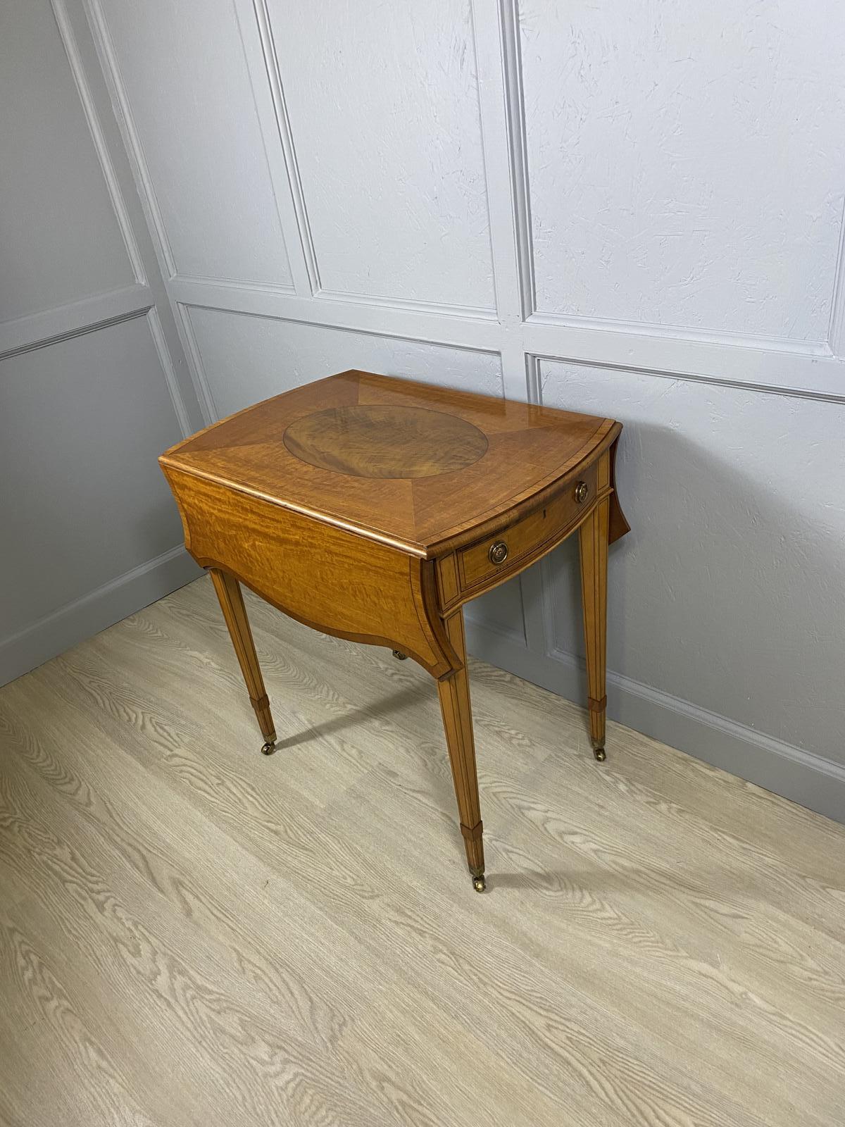 Satinwood Pembroke Table (1 of 7)