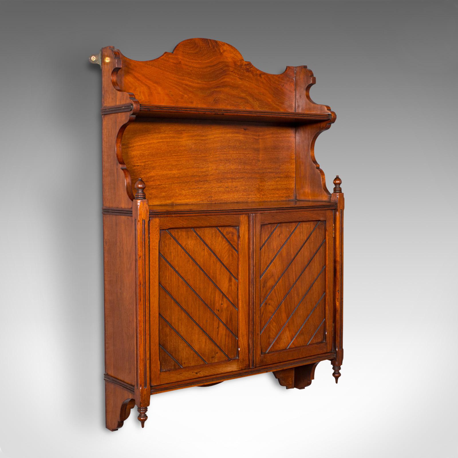 Antique Wall Mounted Cabinet, English, Mahogany, Hanging Whatnot, Victorian (1 of 12) Antique Wall Mounted Cabinet, English, Mahogany, Hanging Whatnot, Victorian (1 of 12)
