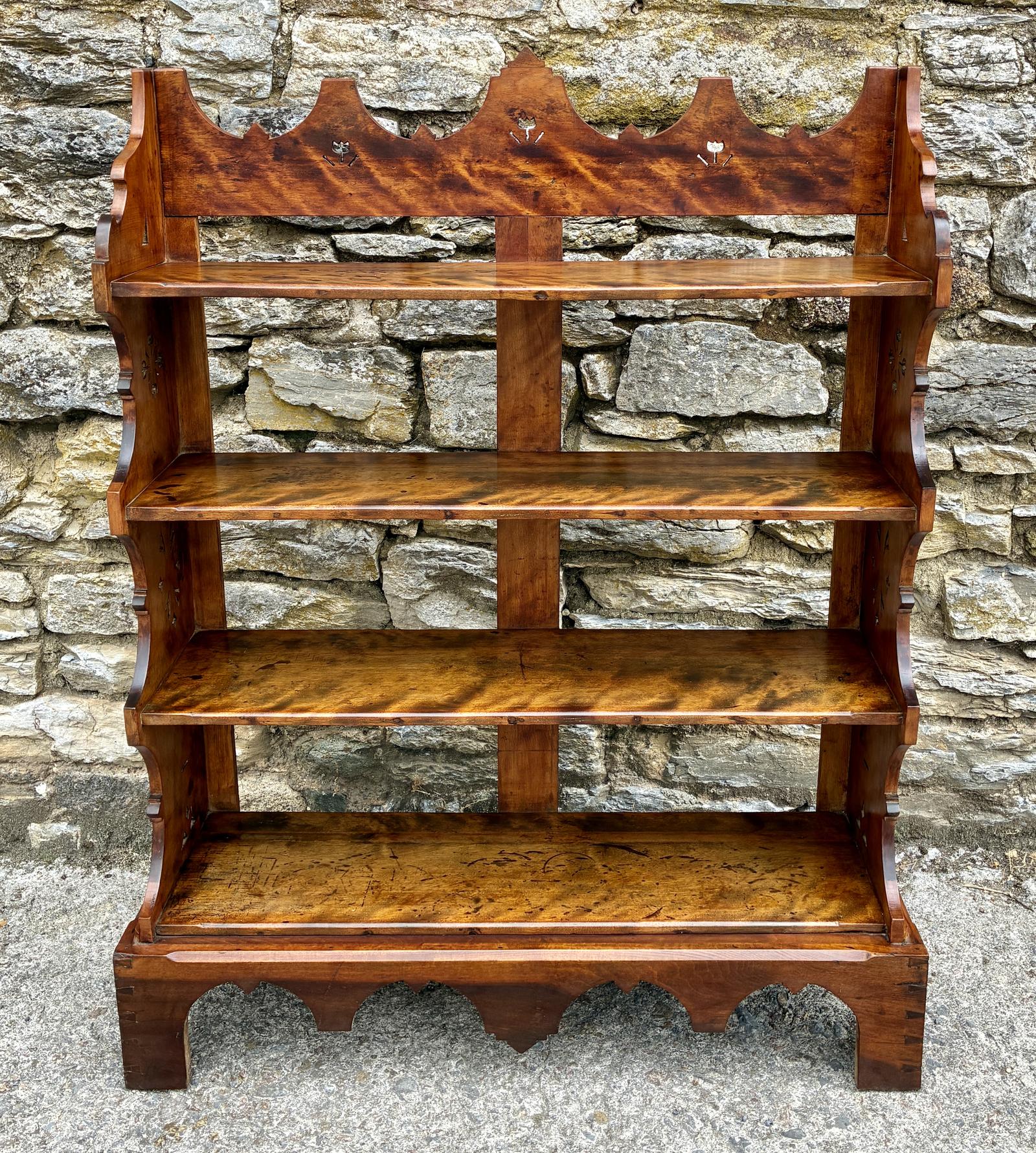 Arts and Crafts Satinwood Open Bookcase (1 of 15) Arts and Crafts Satinwood Open Bookcase (1 of 15)