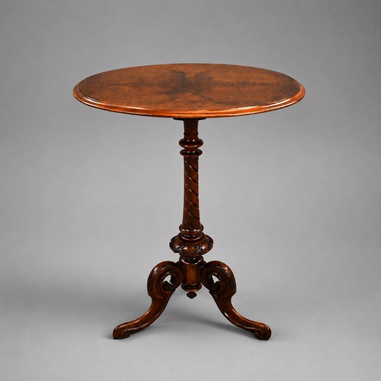 Victorian Burr Walnut Occasional Table (1 of 8) Victorian Burr Walnut Occasional Table (1 of 8)