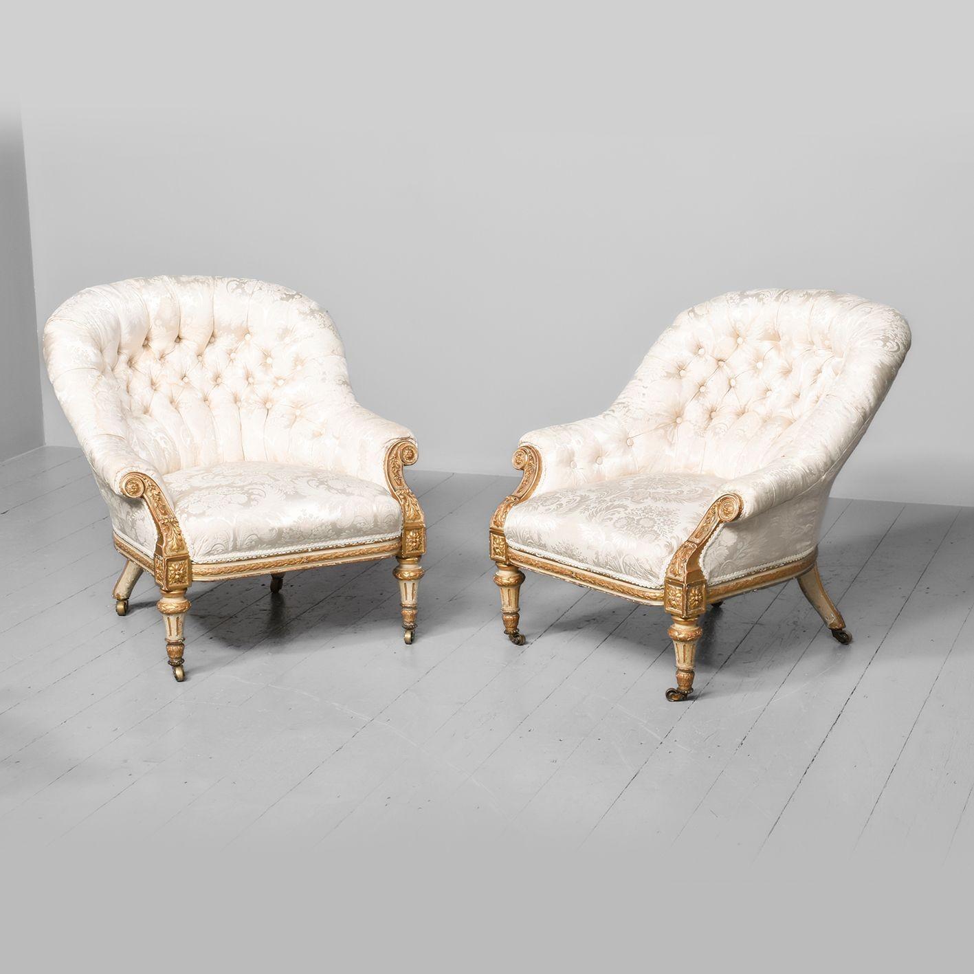 Pair of Napoleon III Armchairs (1 of 10) Pair of Napoleon III Armchairs (1 of 10)