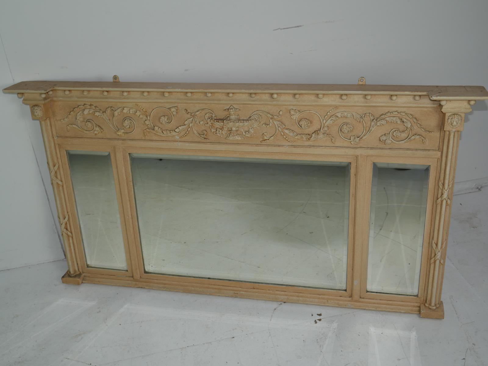 Painted Overmantle Mirror (1 of 11) Painted Overmantle Mirror (1 of 11)