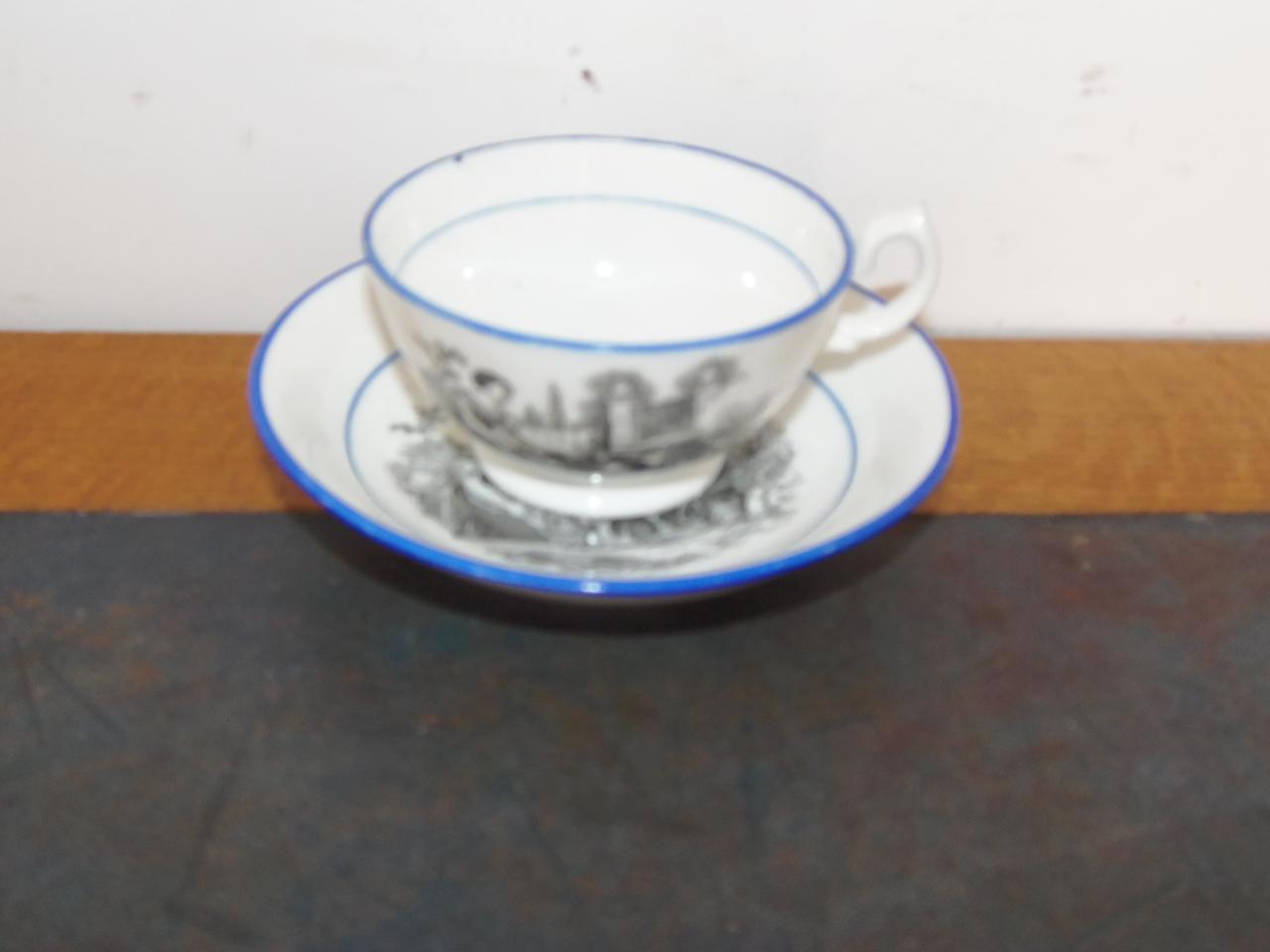 Staffordshire Cup and Saucer (1 of 7)