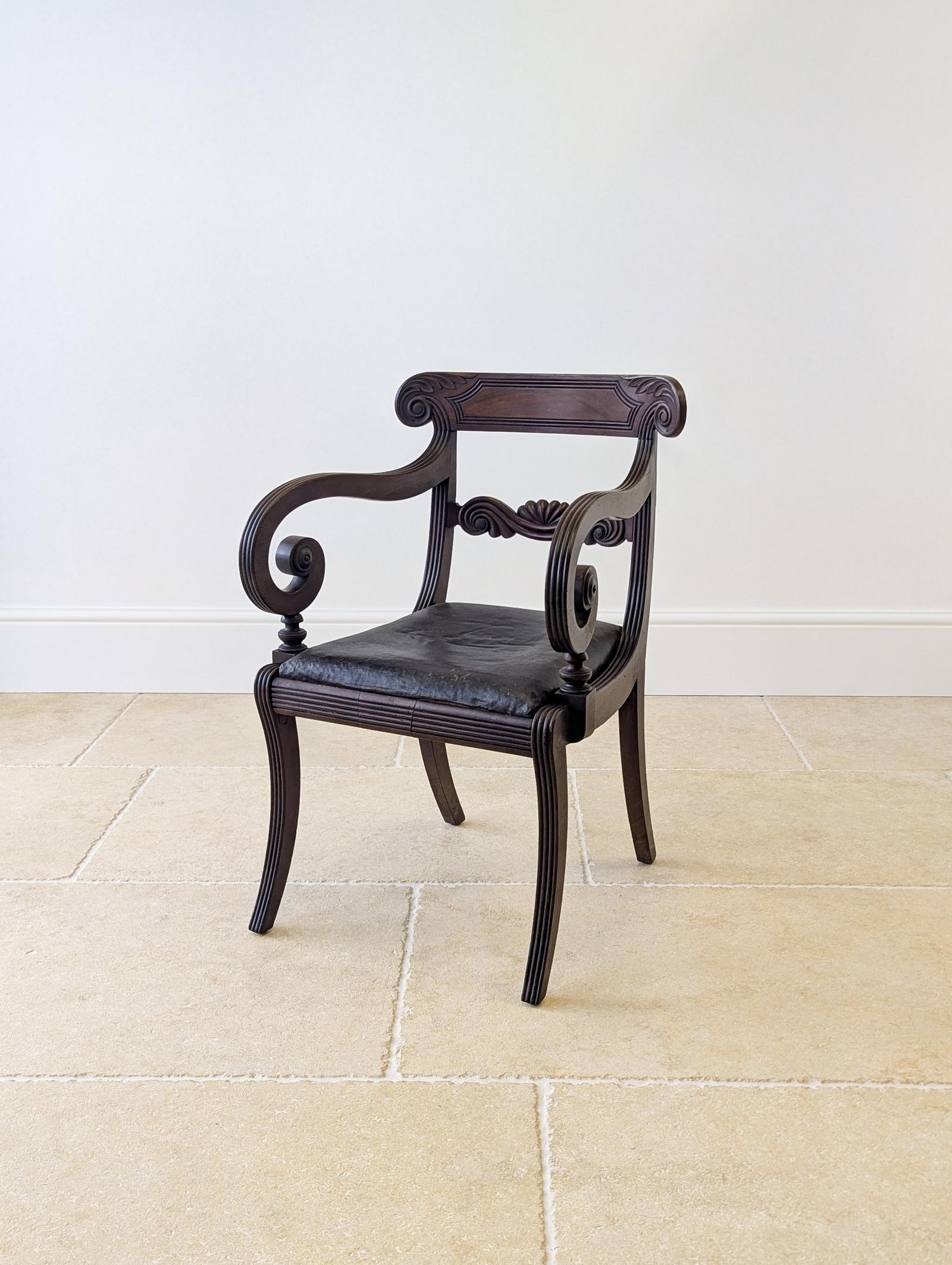 Antique Regency Mahogany Country House Library Armchair c.1820 (1 of 20) Antique Regency Mahogany Country House Library Armchair c.1820 (1 of 20)