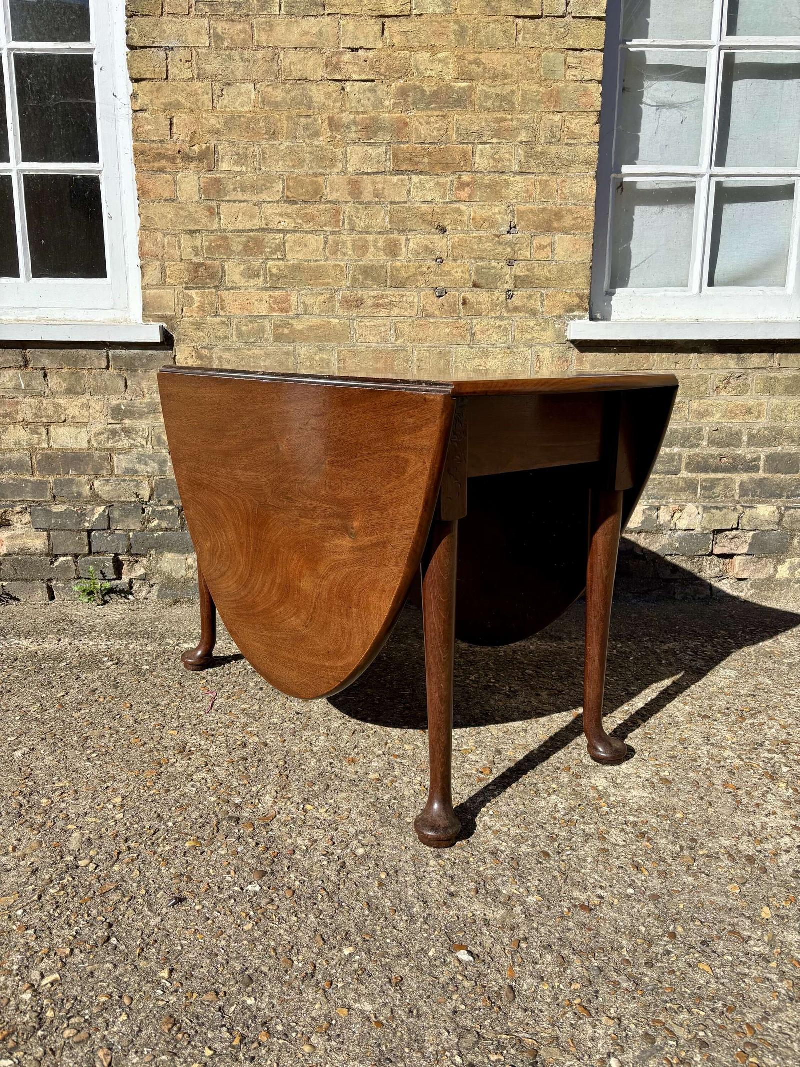 George III Mahogany Drop Leaf Table (1 of 11)