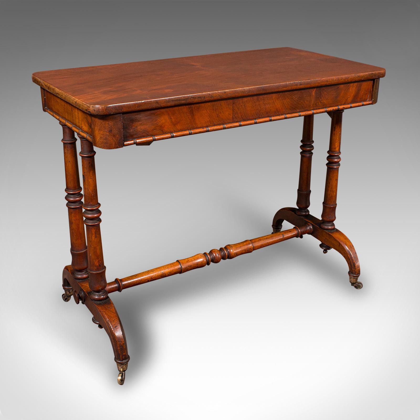Antique Hallway Side Table, English, Portico, Writing Desk - Regency c.1820 (1 of 10)