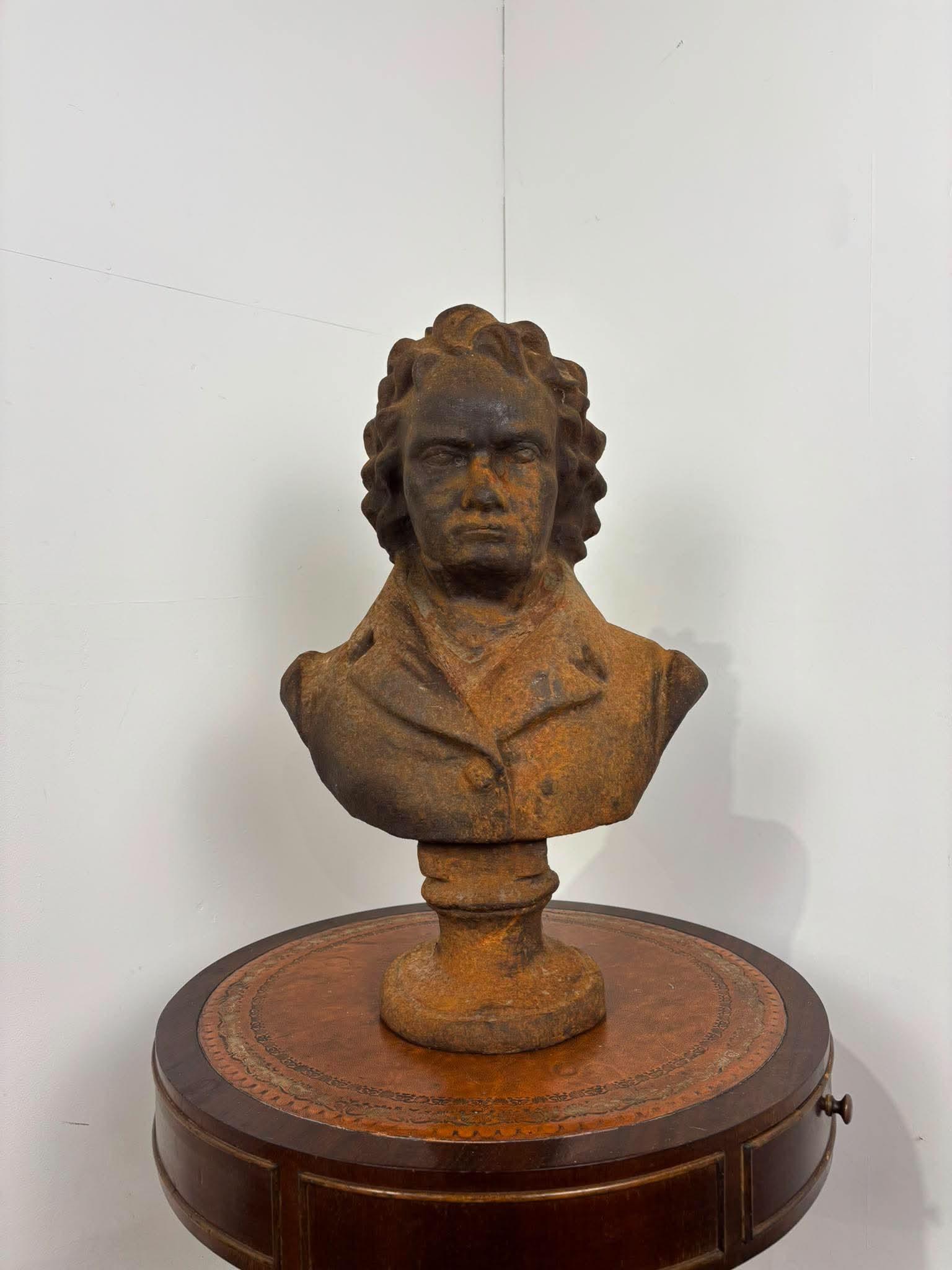 Heavy Cast Iron Bust of Beethoven (1 of 15) Heavy Cast Iron Bust of Beethoven (1 of 15)