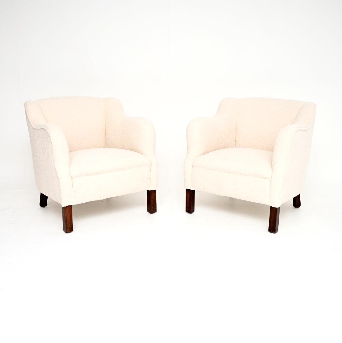 Pair of Vintage Danish Cabinetmaker Armchairs (1 of 6) Pair of Vintage Danish Cabinetmaker Armchairs (1 of 6)