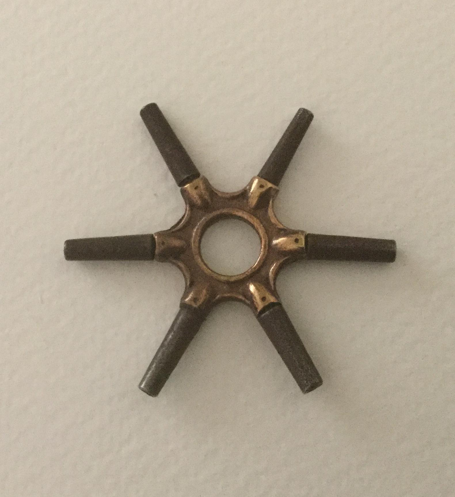 Vintage Pocket Watch / Brocot Suspension Star Key (1 of 1)