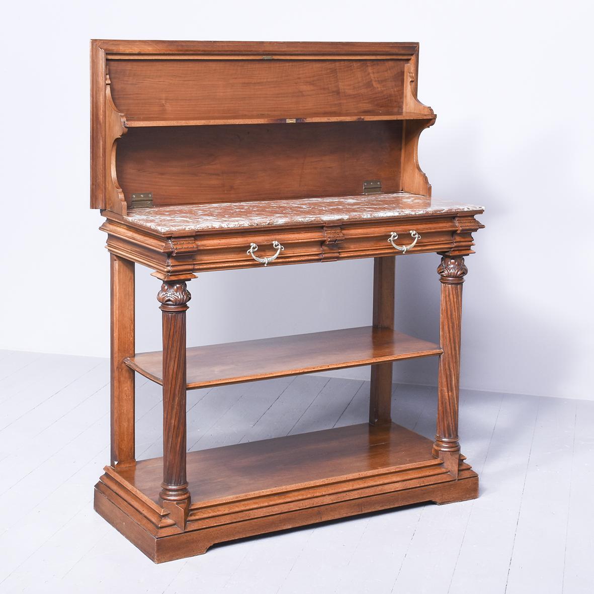 French Walnut Metamorphic Buffet (1 of 13)