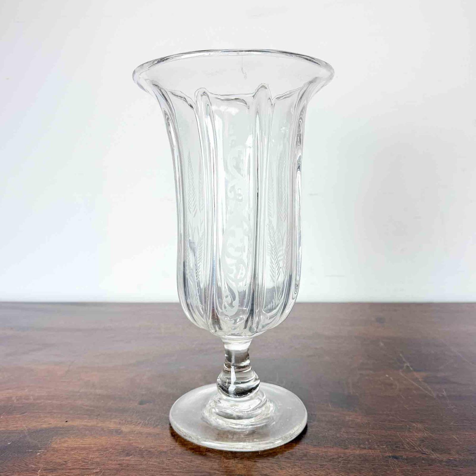 Victorian Hand-blown Glass Celery Vase (1 of 7)
