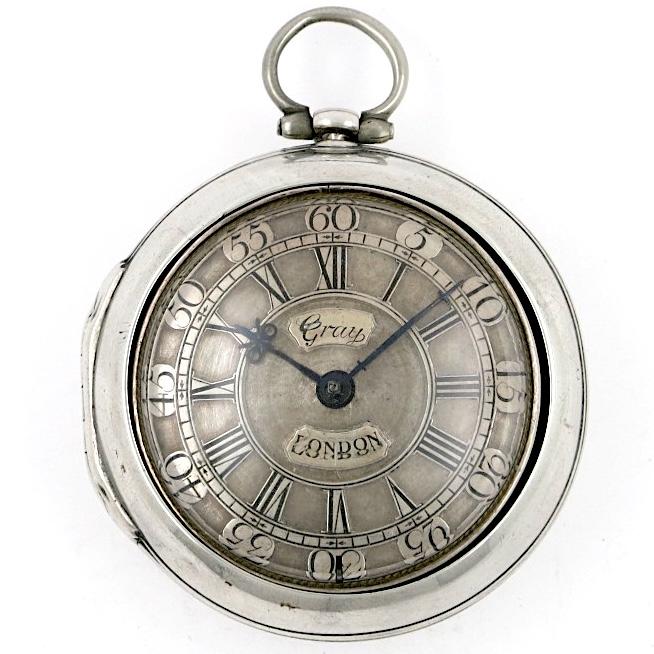 Antique Silver Pocket Watch - London, c.1730 (1 of 10)