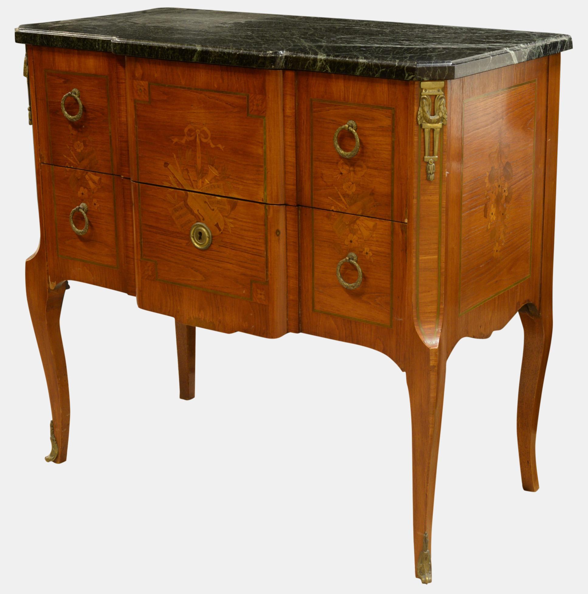 Small French Commode with Marble Top c.1880 (1 of 1) Small French Commode with Marble Top c.1880 (1 of 1)