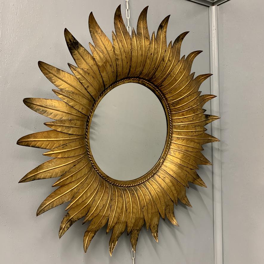 Spanish Gilt Sunburst Mirror (1 of 6) Spanish Gilt Sunburst Mirror (1 of 6)