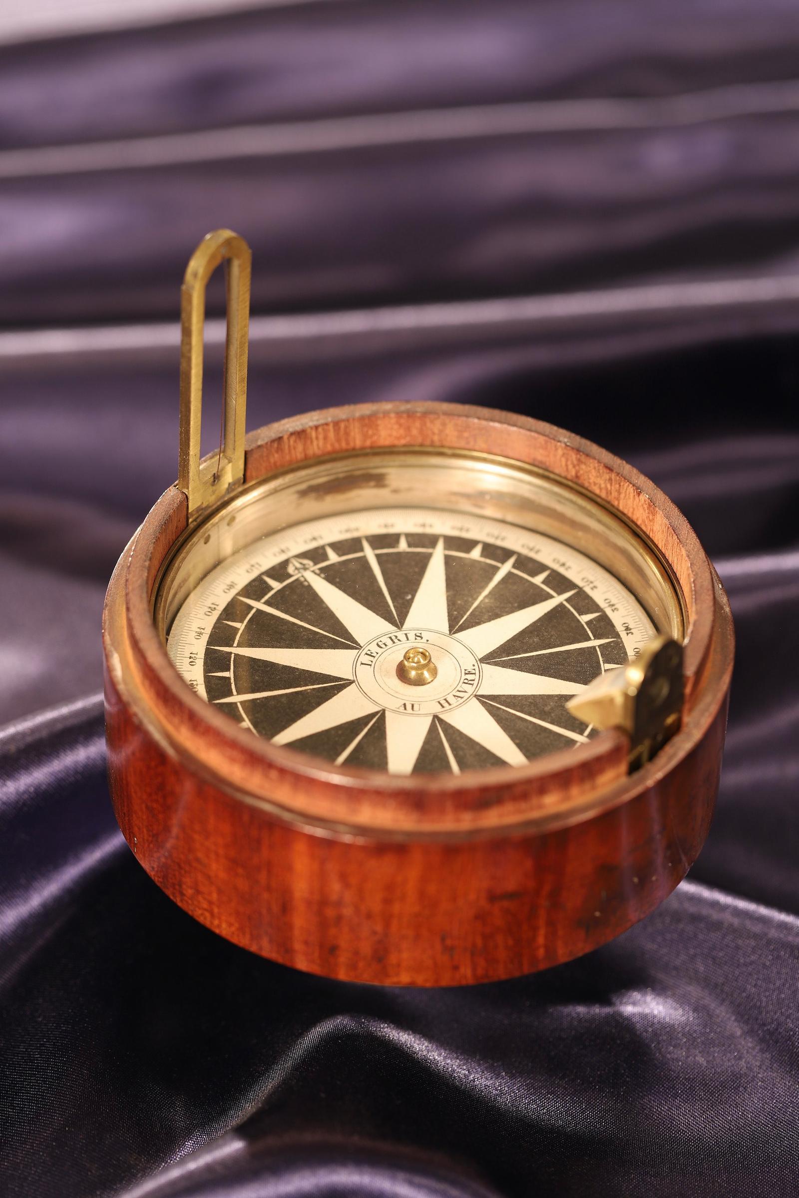 Rare Antique Mariners Prismatic Azimuth Compass c.1900 (1 of 14)