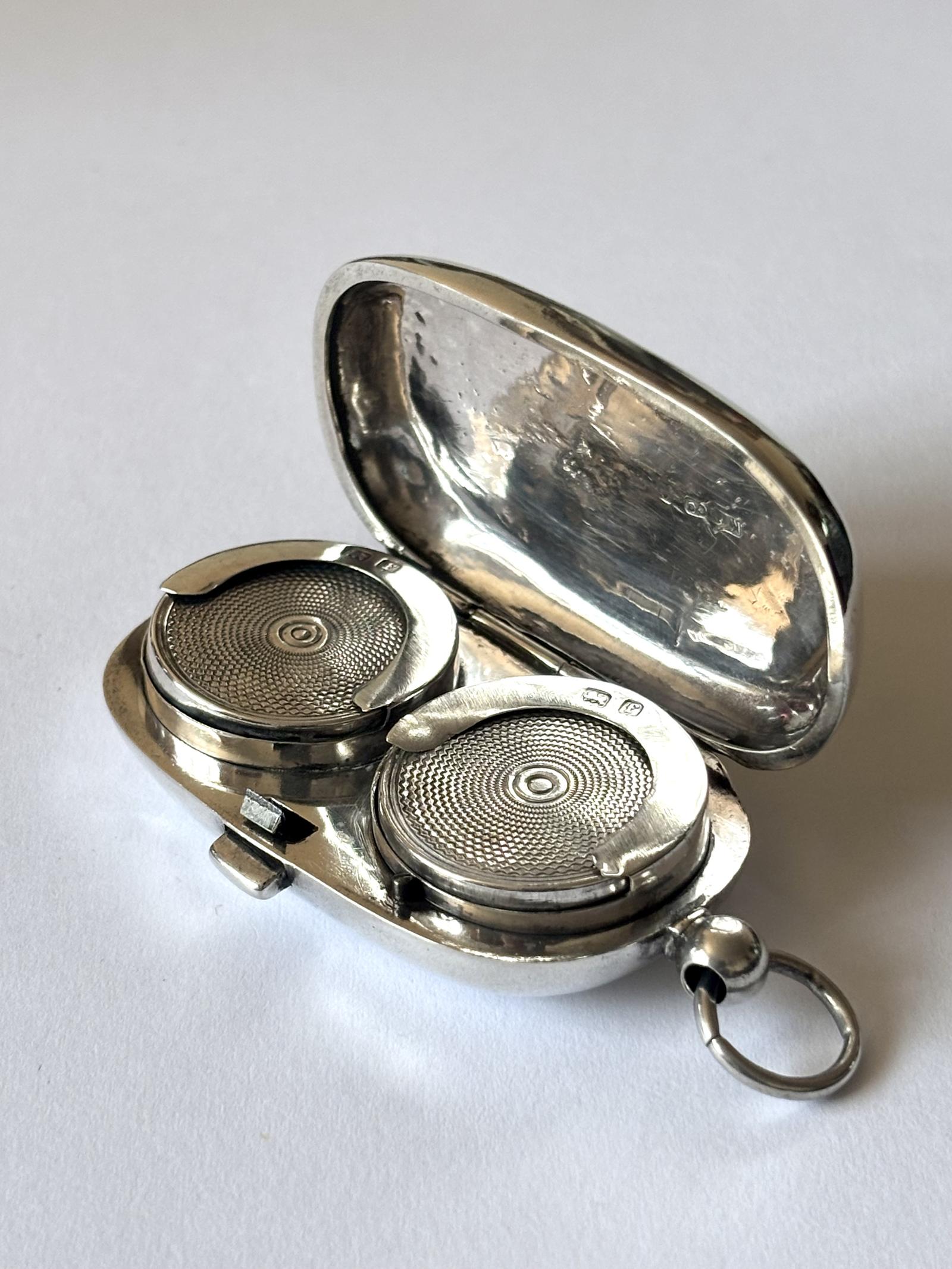 Victorian Silver Double Sovereign Case London 1901 Marples & Co (1 of 12)