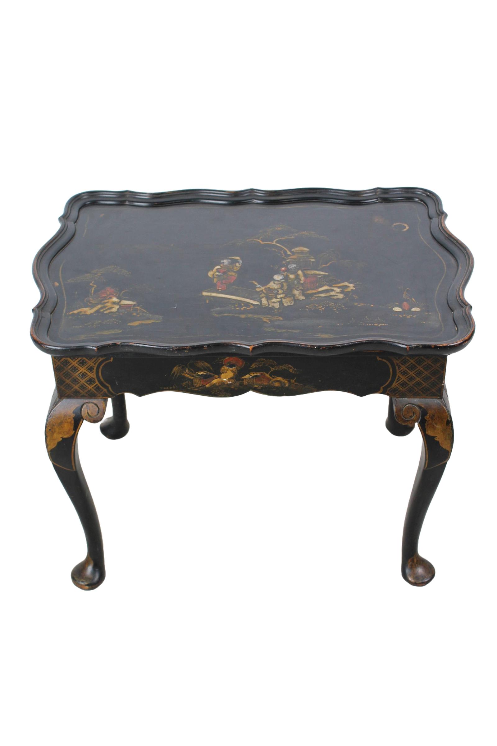 Edwardian Chinoiserie Tray Top Coffee Table (1 of 13)