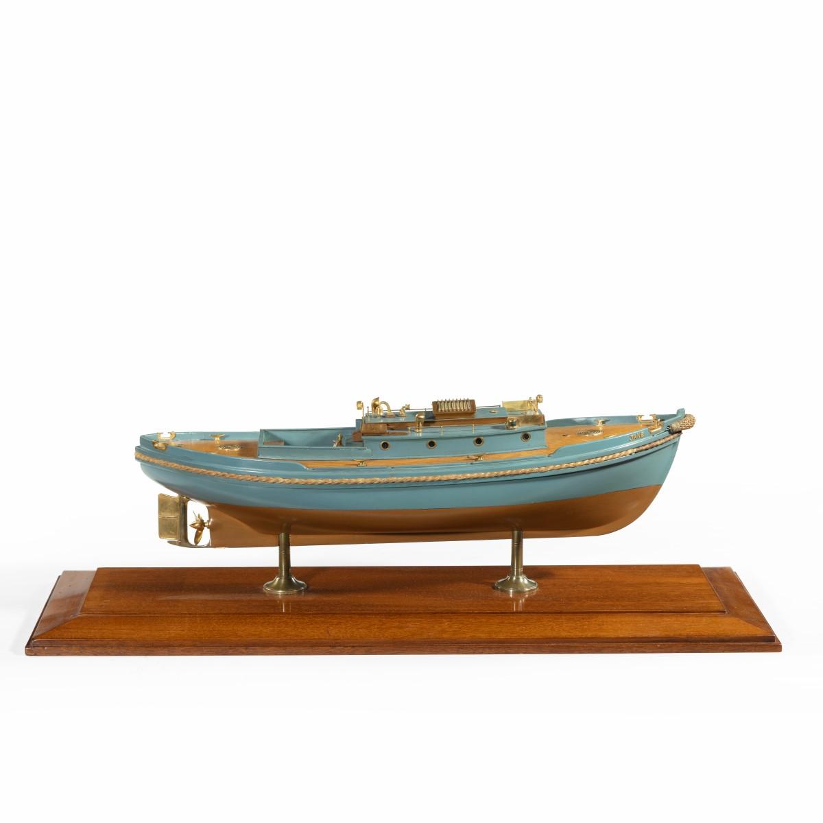 Detailed Owner’s Model or Shipyard Model of a Double Ended Harbour Launch (1 of 9)
