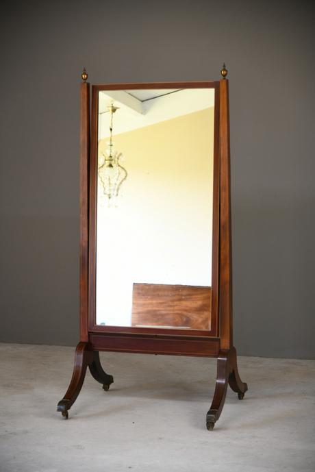 Early 19th Century Regency Mahogany Mirror (1 of 12) Early 19th Century Regency Mahogany Mirror (1 of 12)