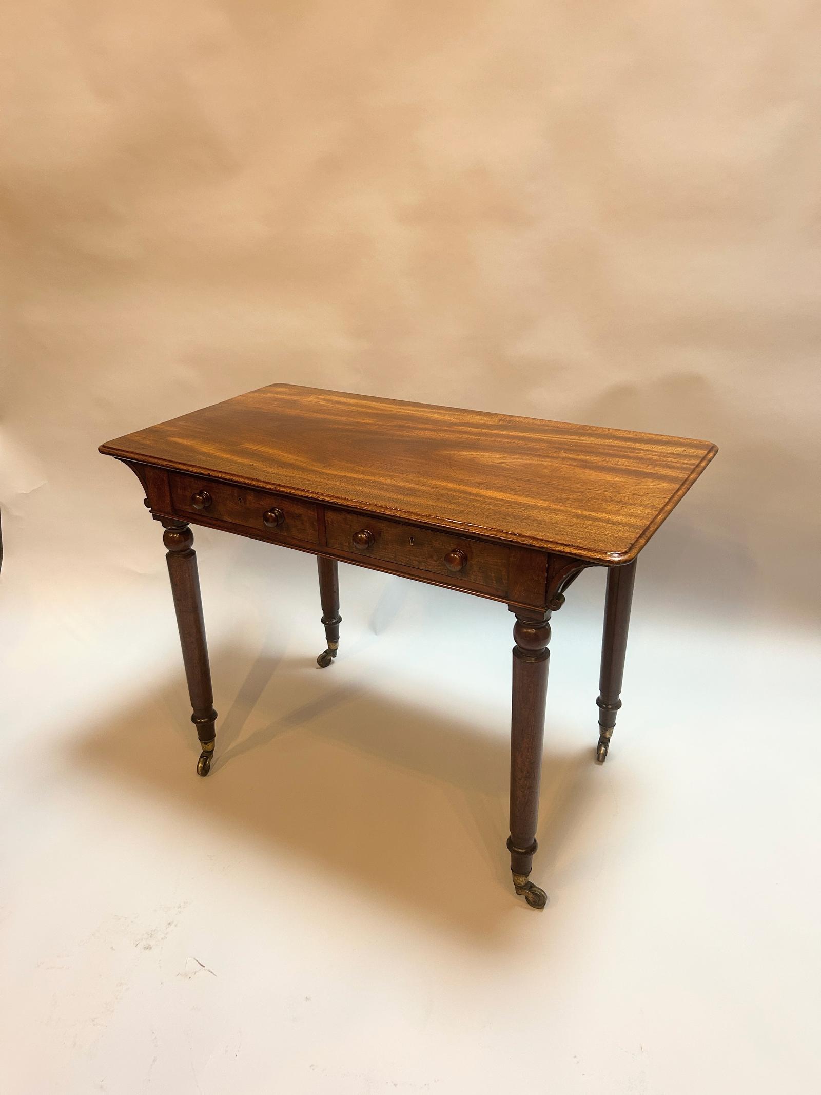 Victorian Writing Side Table - Attributed to Gillows (1 of 9) Victorian Writing Side Table - Attributed to Gillows (1 of 9)