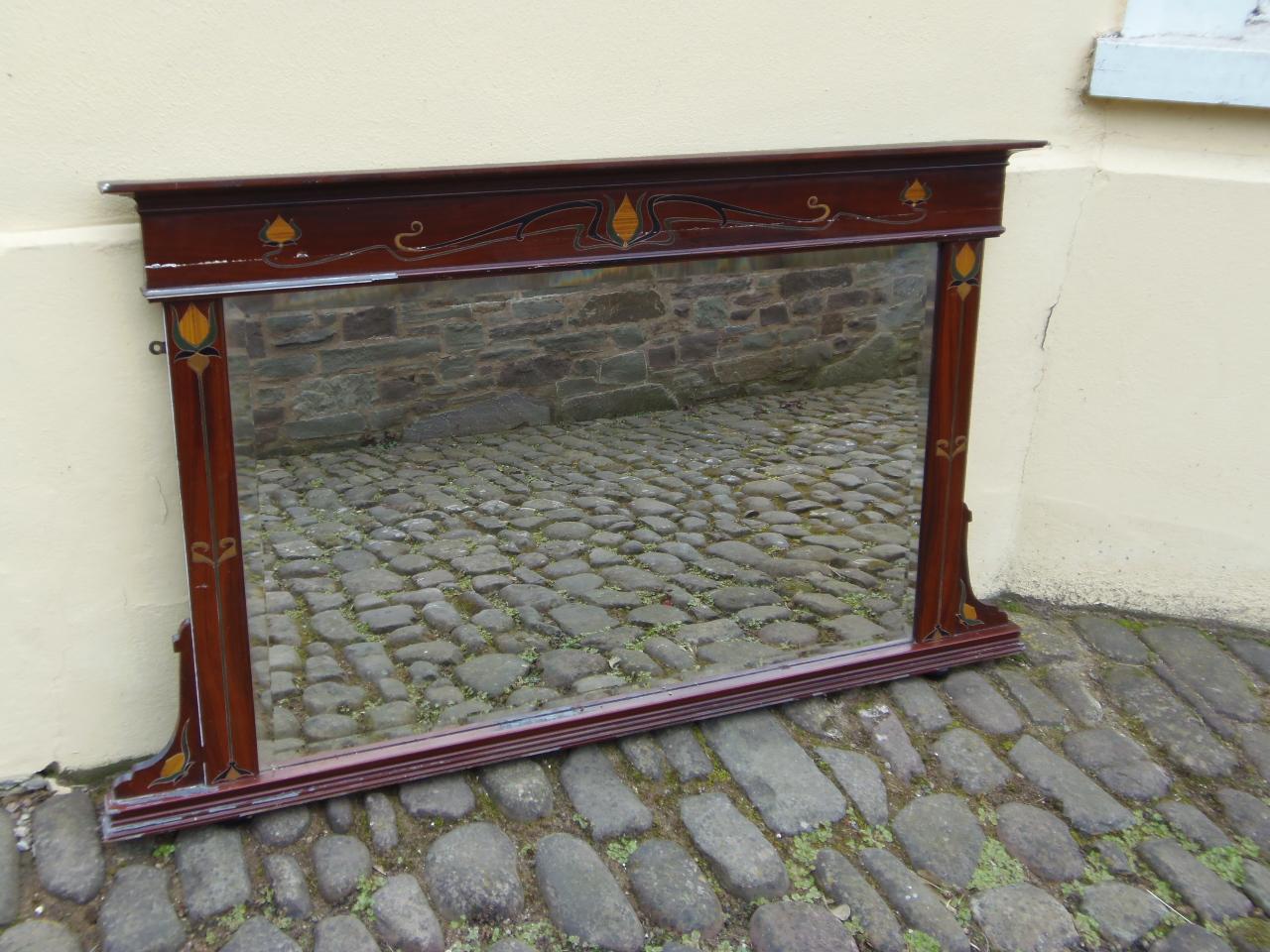 Arts and Crafts Overmantel Mirror (1 of 11) Arts and Crafts Overmantel Mirror (1 of 11)