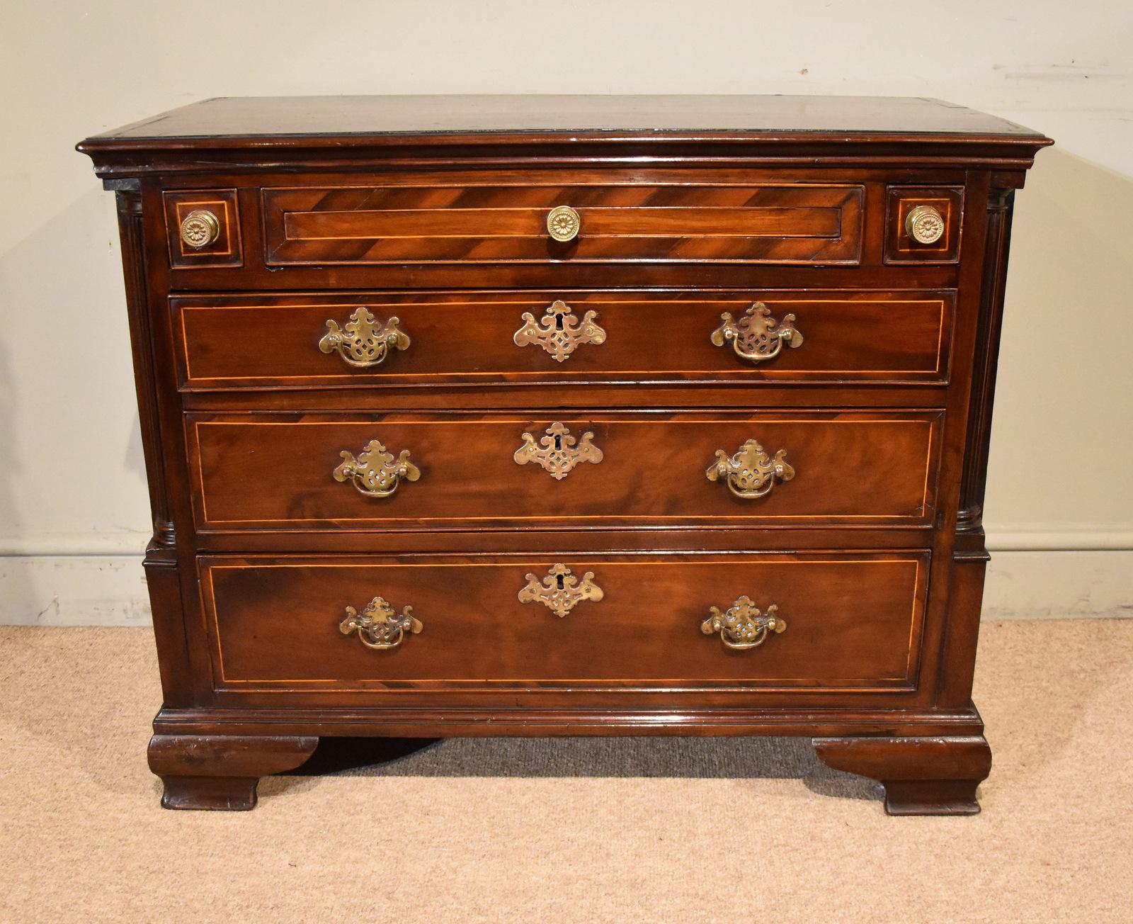 George II Chest of Drawers with Writing Drawer (1 of 13)