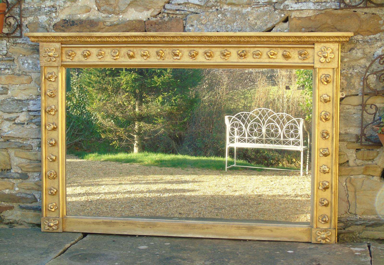 Early Victorian Overmantel Mirror (1 of 7) Early Victorian Overmantel Mirror (1 of 7)