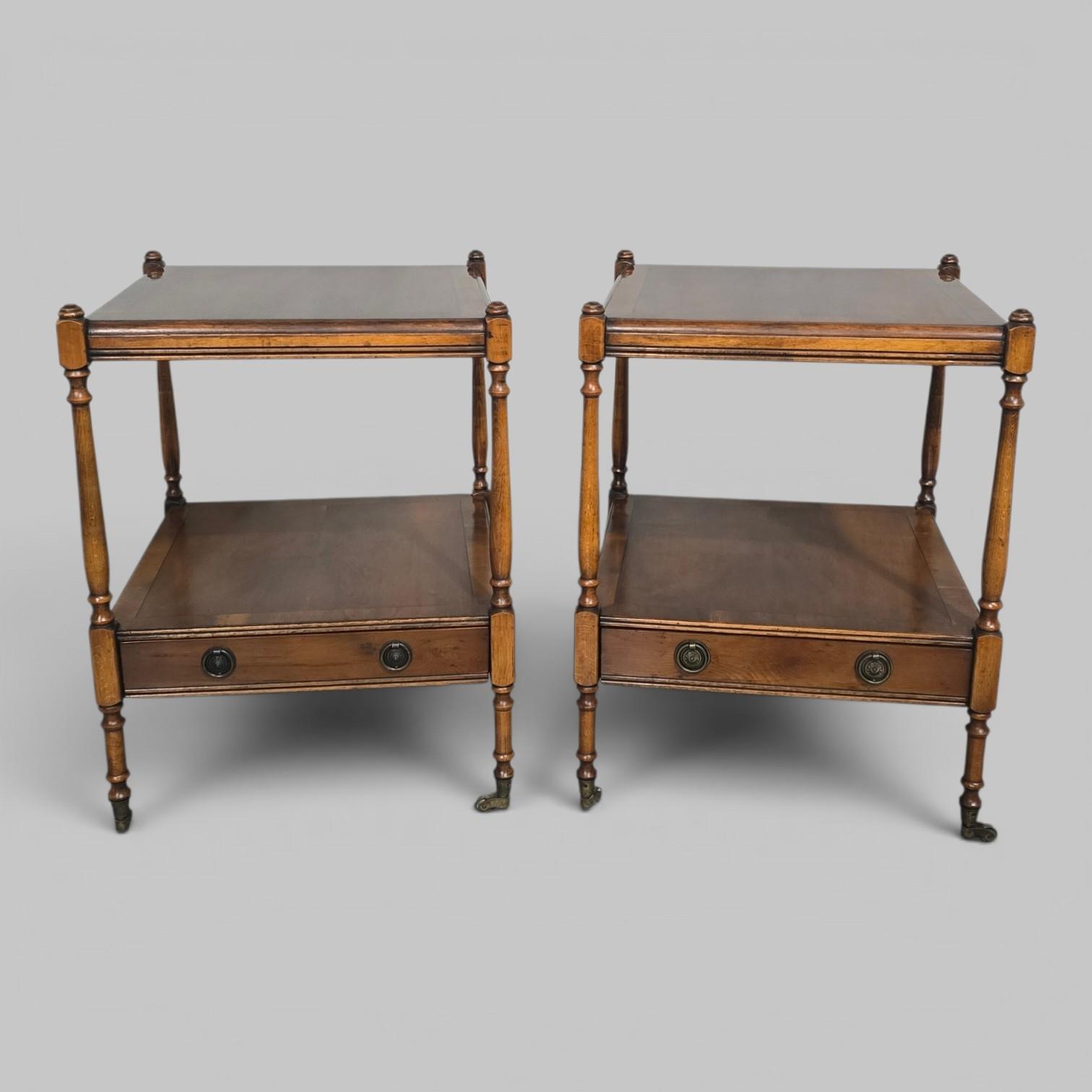 Excellent Pair Regency Lamp Tables (1 of 11) Excellent Pair Regency Lamp Tables (1 of 11)