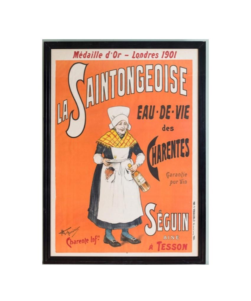 'La Saintongeoise' Vintage French Lithographic Poster (1 of 3)