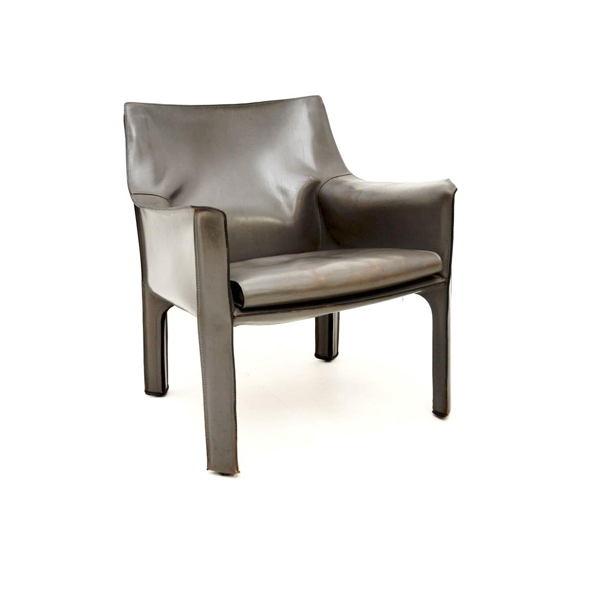 Vintage Italian Leather CAB Armchair by Mario Bellini (1 of 7) Vintage Italian Leather CAB Armchair by Mario Bellini (1 of 7)