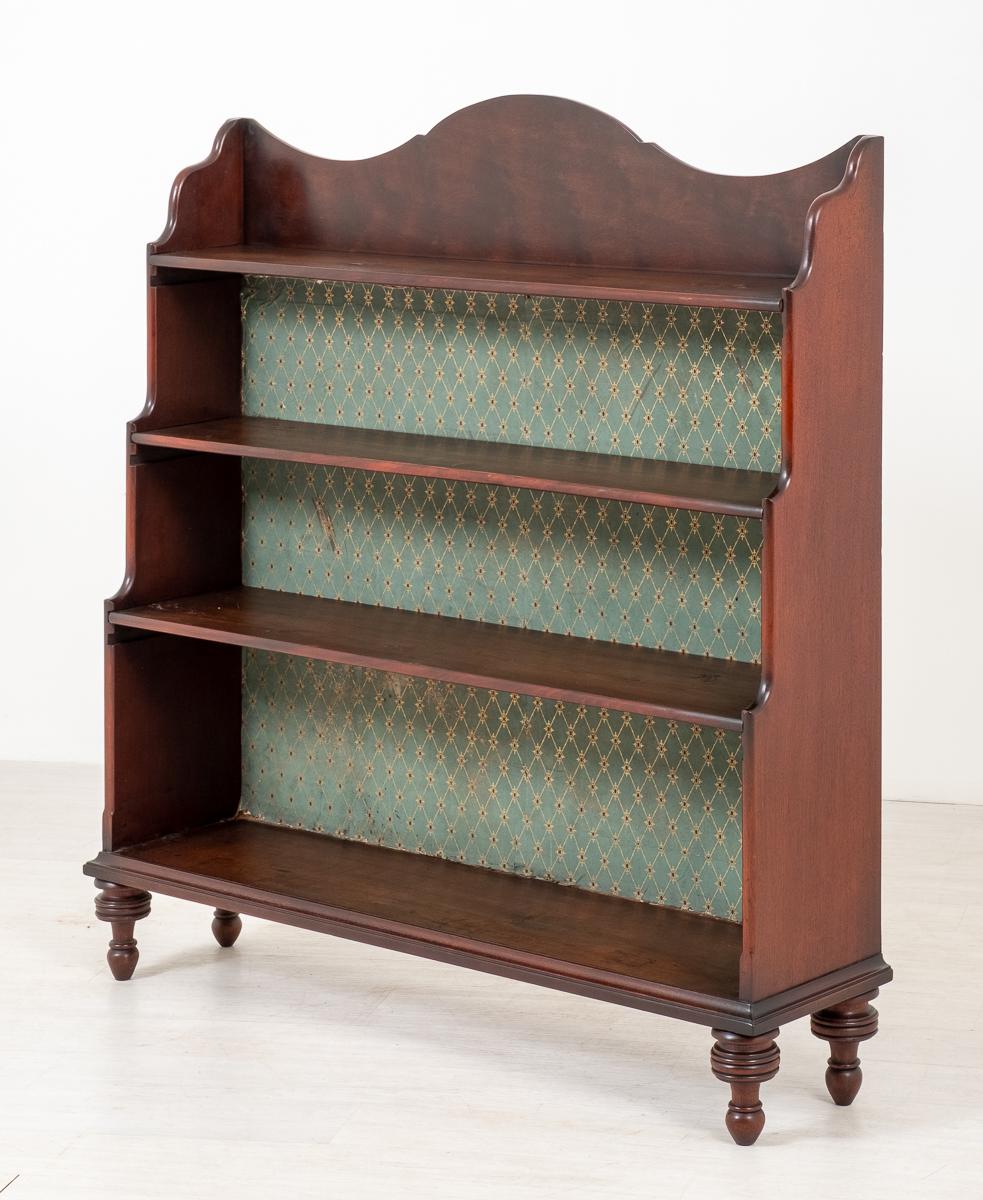 Mahogany Waterfall Open Bookcase (1 of 7) Mahogany Waterfall Open Bookcase (1 of 7)