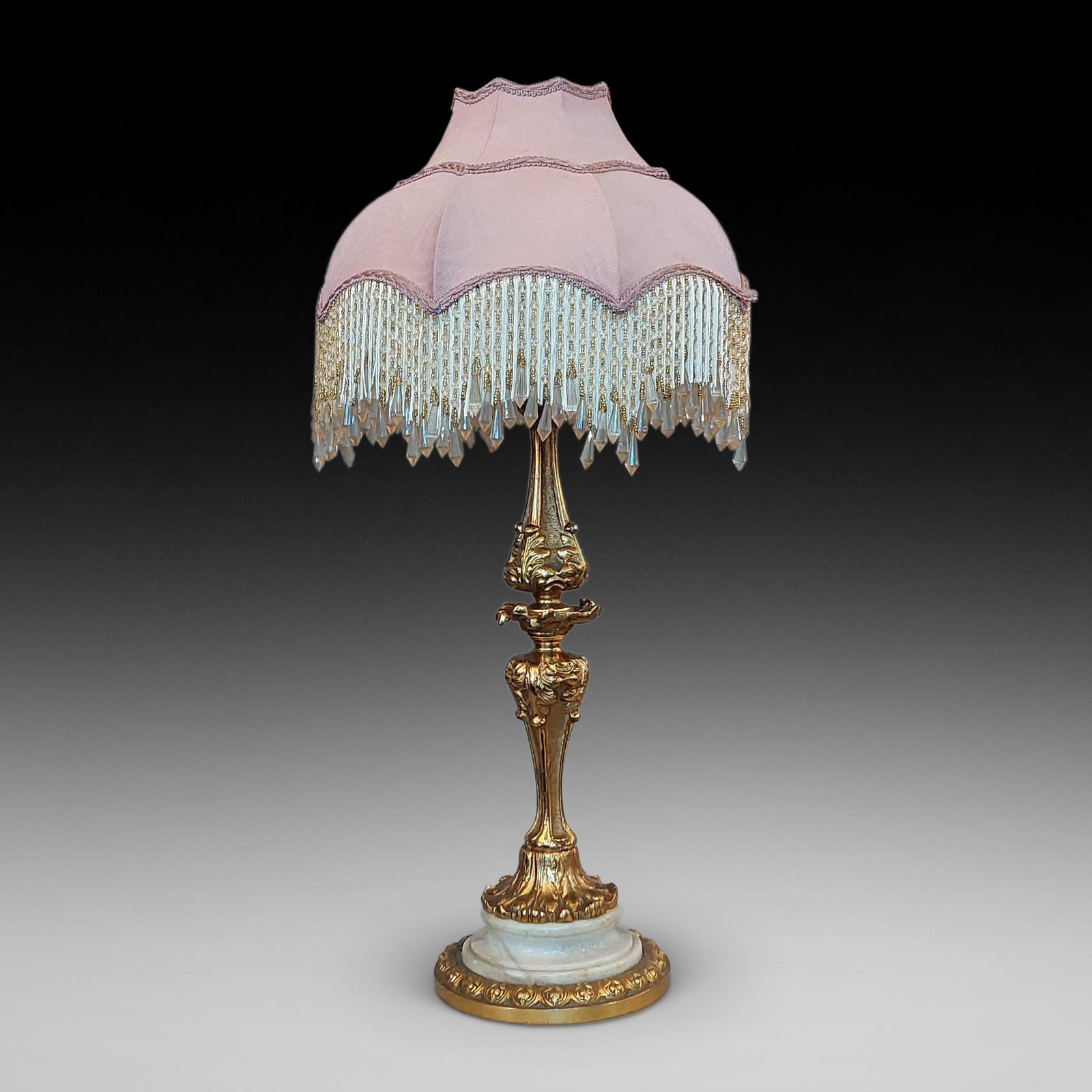 Early 20thc Ormolu and Marble Table Lamp (1 of 8) Early 20thc Ormolu and Marble Table Lamp (1 of 8)