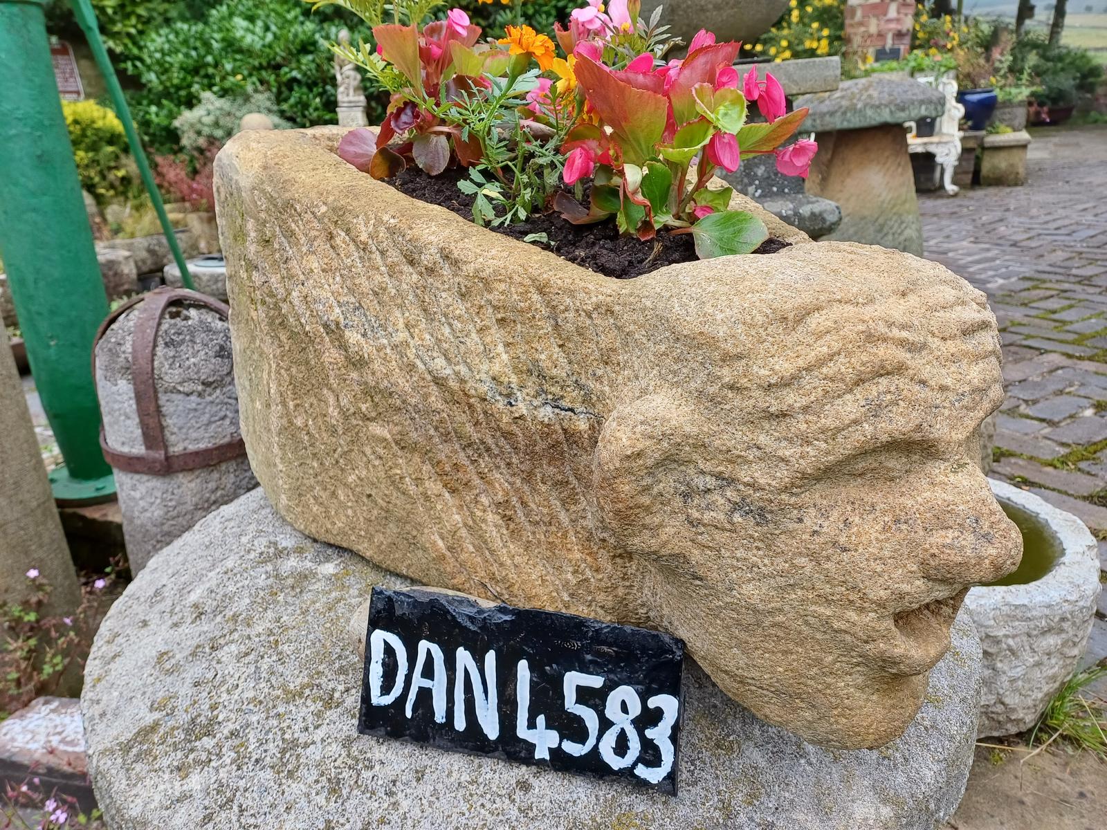 Old Yorkshire Gargoyle Water Spot Trough (1 of 1)