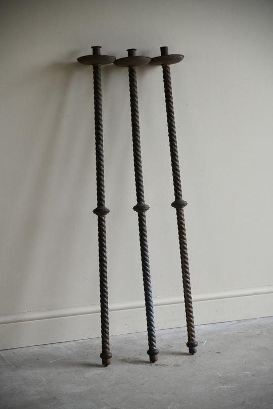 3 Coppered Ecclesiastical Candle Sconce (1 of 12)