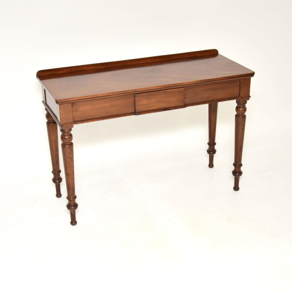 Antique Victorian Mahogany Console Table (1 of 8) Antique Victorian Mahogany Console Table (1 of 8)