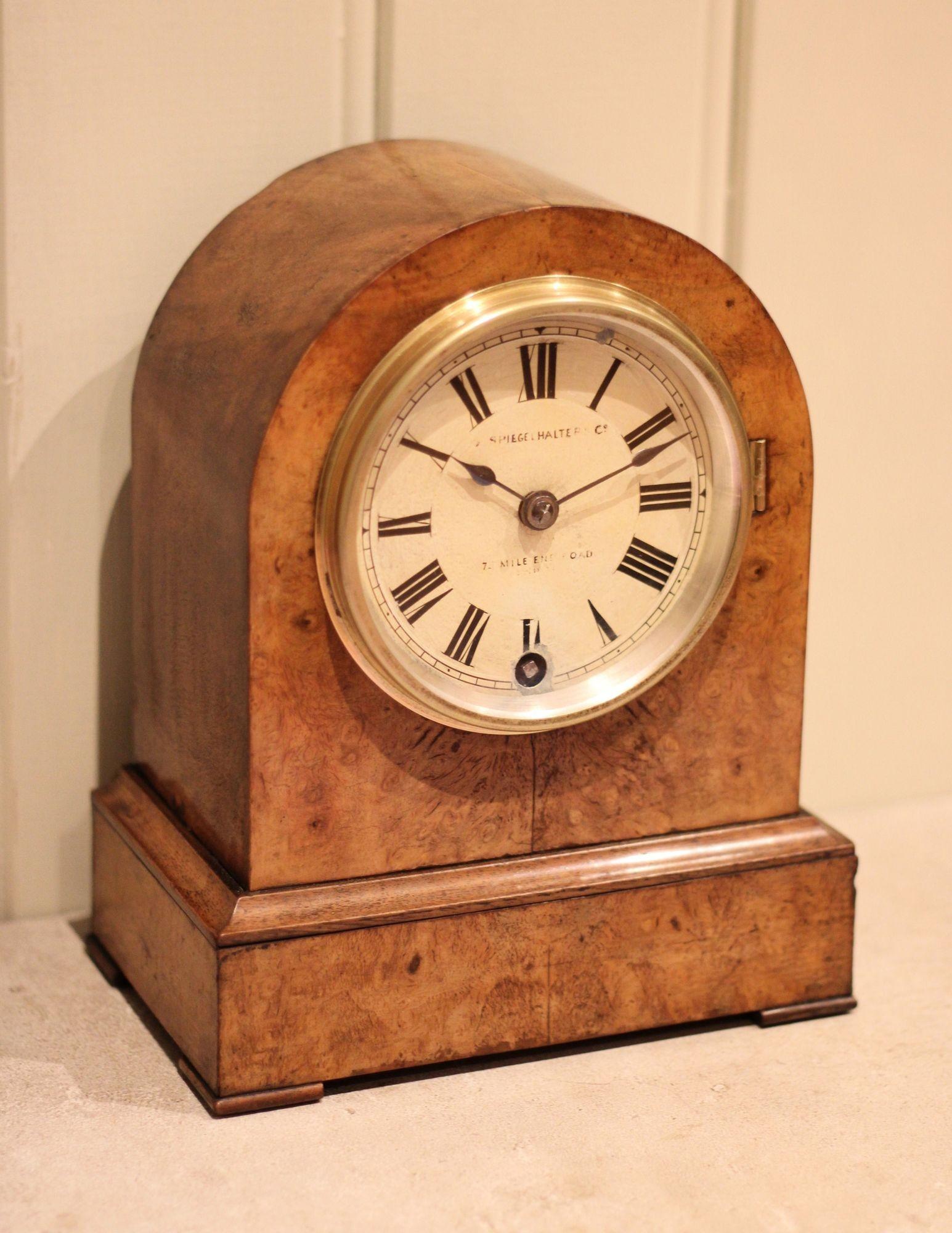 Walnut Dome Top Timepiece Mantel Clock (1 of 12) Walnut Dome Top Timepiece Mantel Clock (1 of 12)