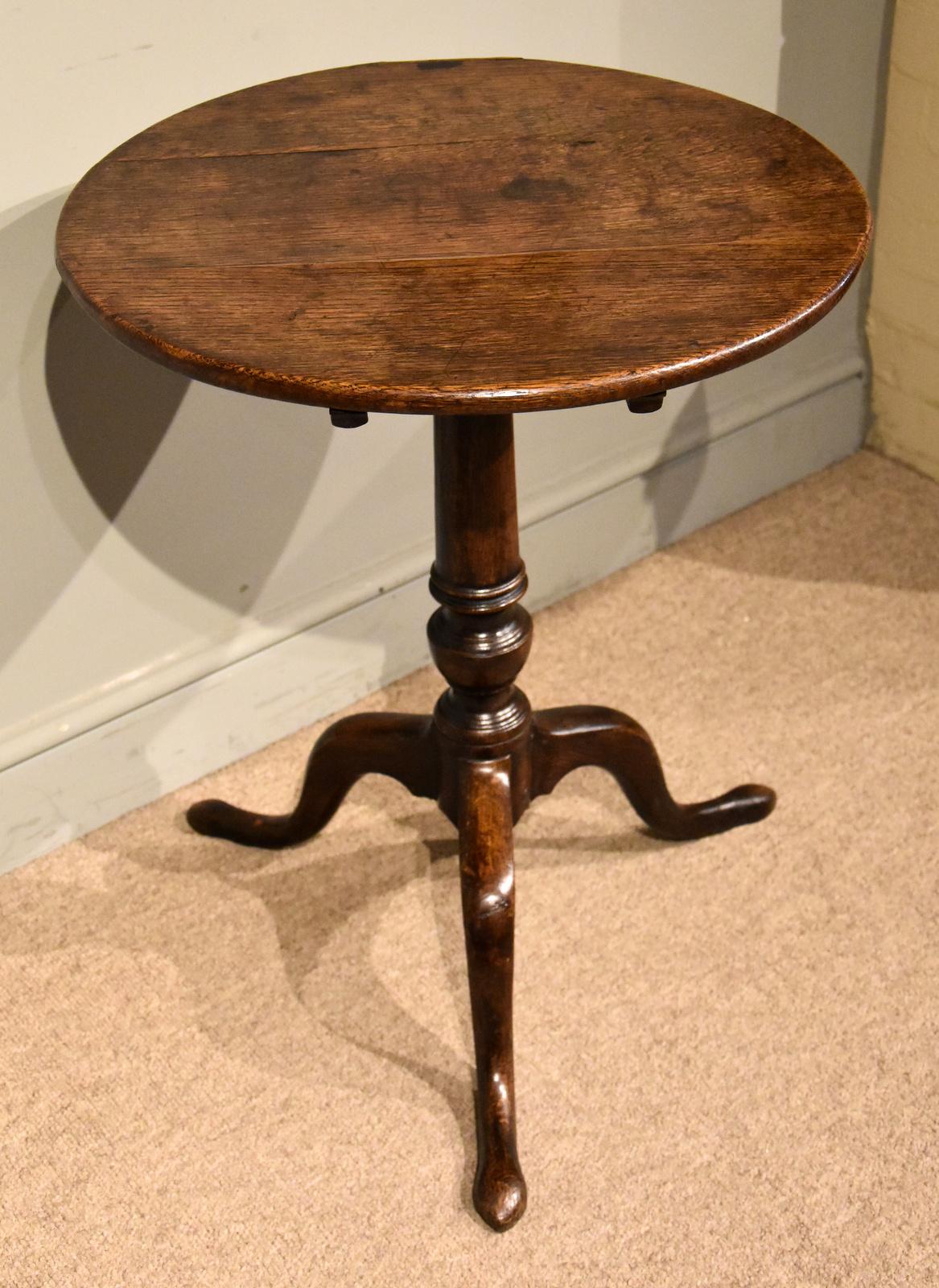 18th Century Oak Tripod Table (1 of 5) 18th Century Oak Tripod Table (1 of 5)
