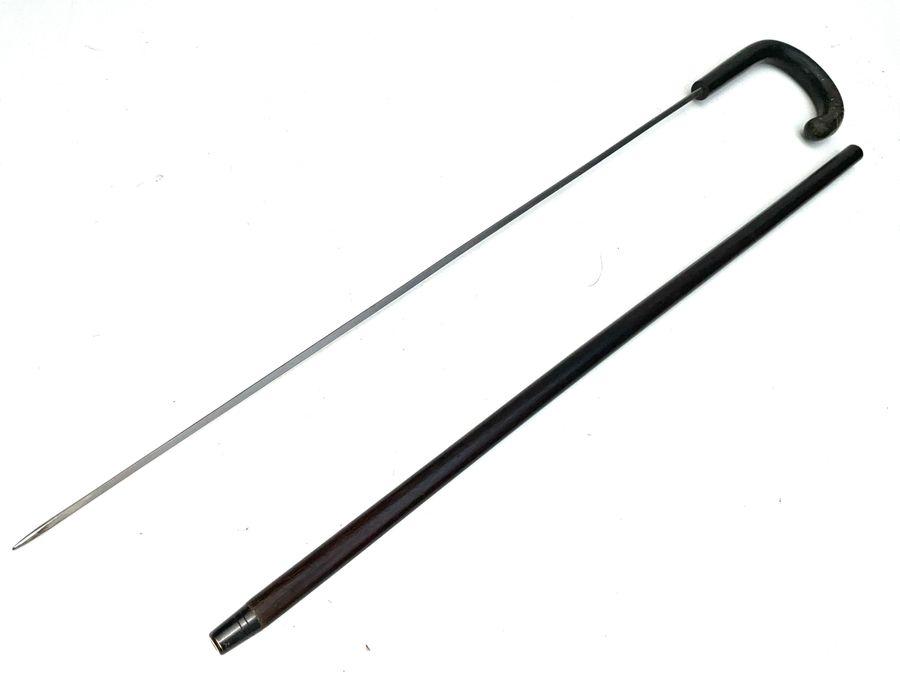 ROSEWOOD WALKING STICK/SWORD STICK (1 of 18)