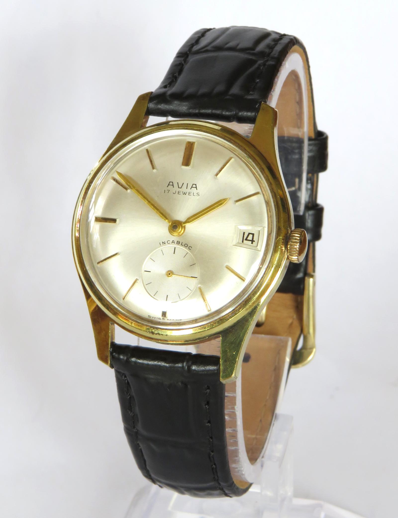 Watch: Gents 1960s Avia Wrist Watch (1 of 5) Watch: Gents 1960s Avia Wrist Watch (1 of 5)