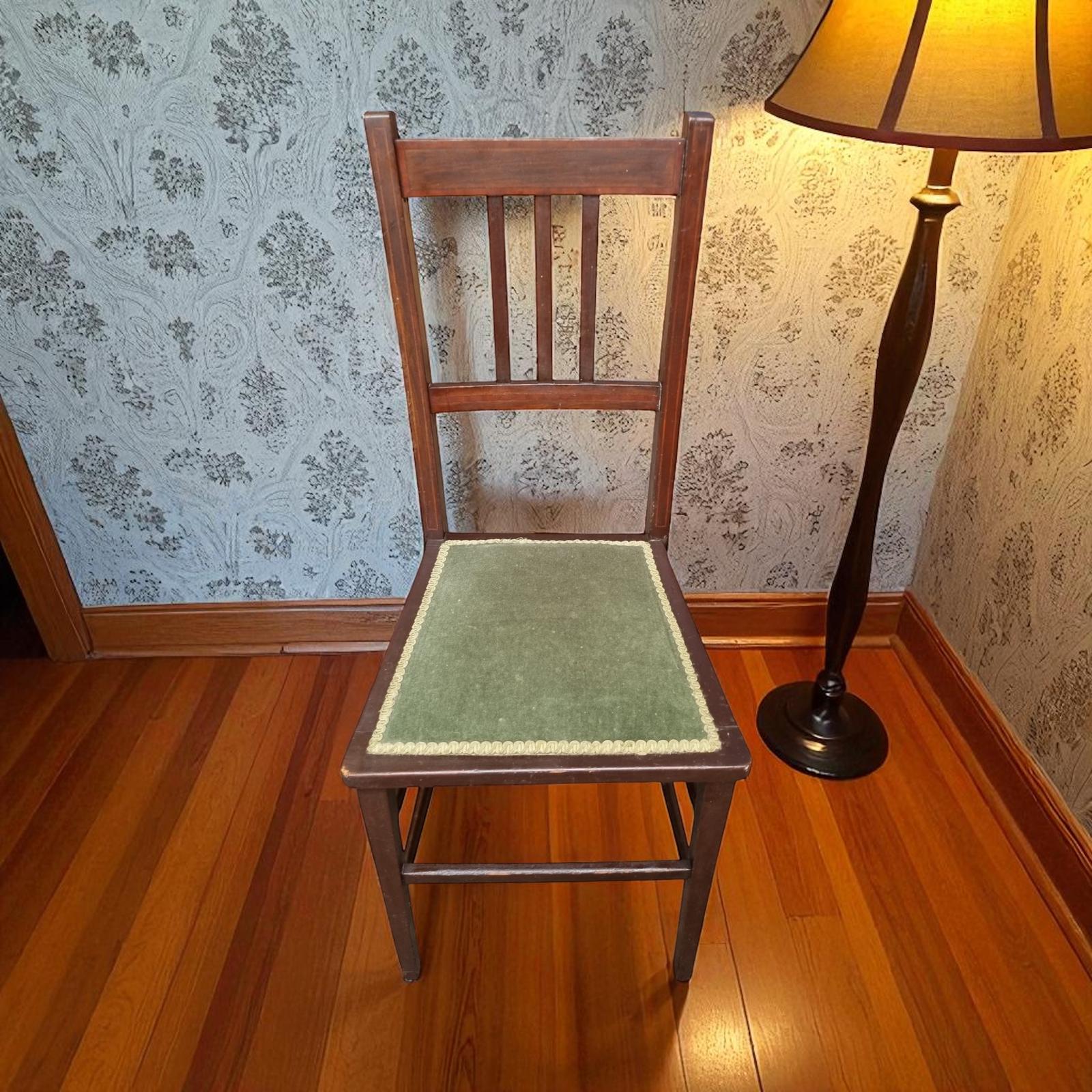 Antique Victorian Bedroom Chair / c.1880 (1 of 8)