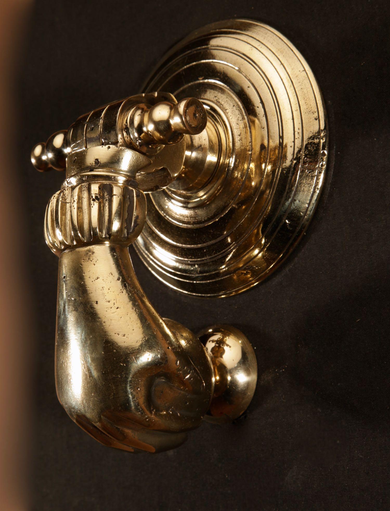 An Interesting Bronze Large Door Knocker In The Shape Of A Hand (1 of 10)