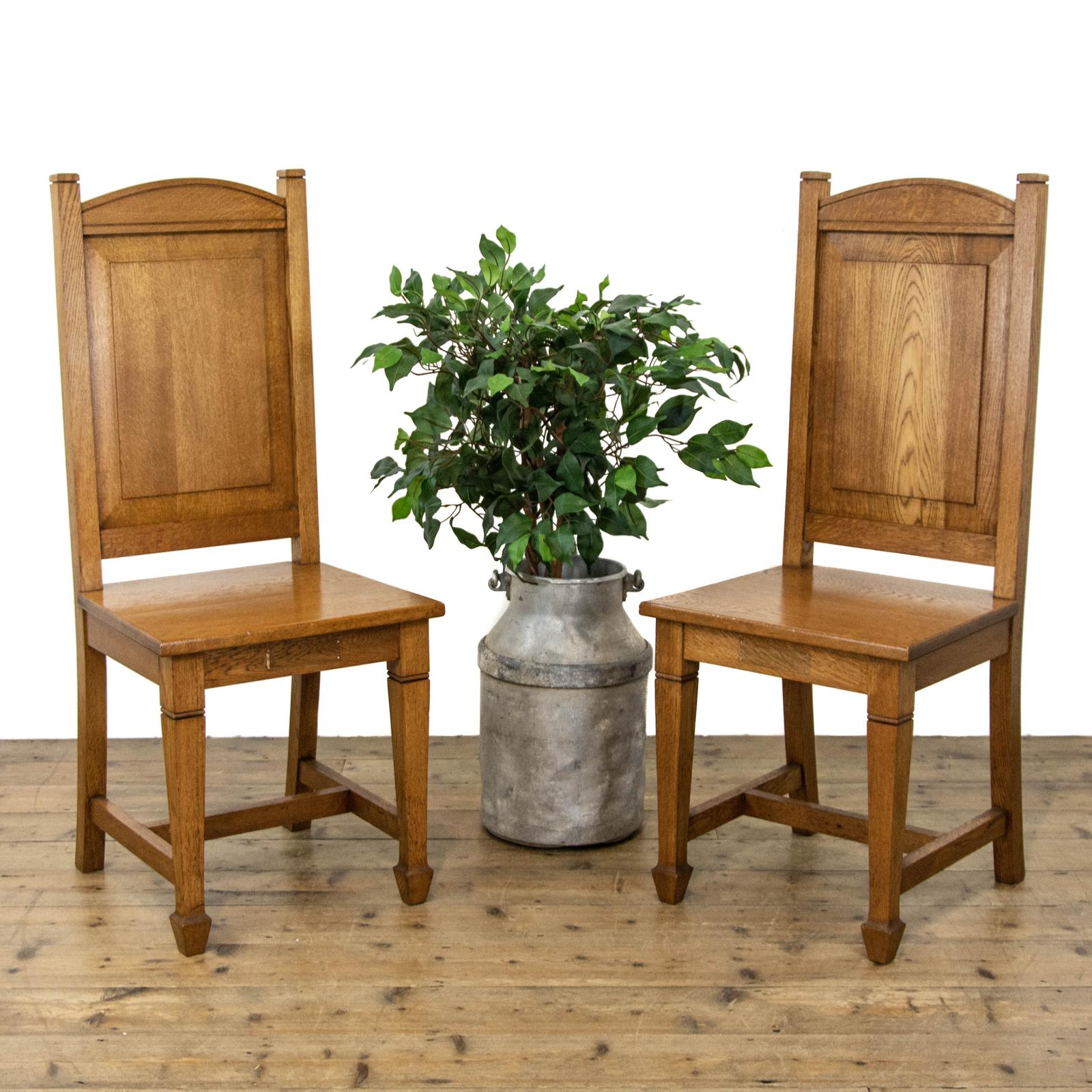 Pair of Oak Hall Chairs (1 of 12) Pair of Oak Hall Chairs (1 of 12)