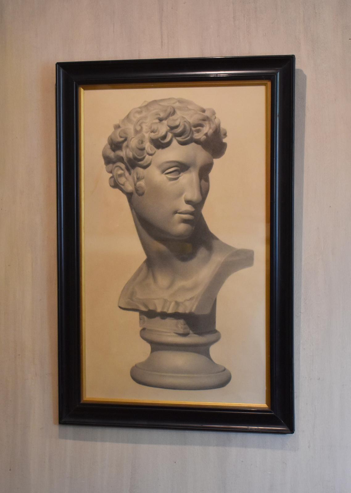 Victorian Drawing of a Marble Bust (1 of 7) Victorian Drawing of a Marble Bust (1 of 7)