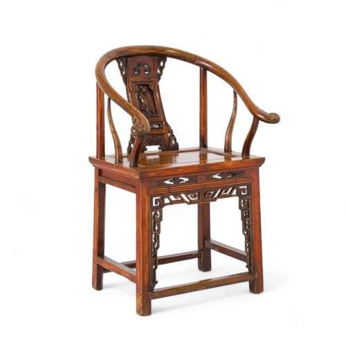 Qing Dynasty Horseshoe Chair - Hall Chair Fruitwood (1 of 16)
