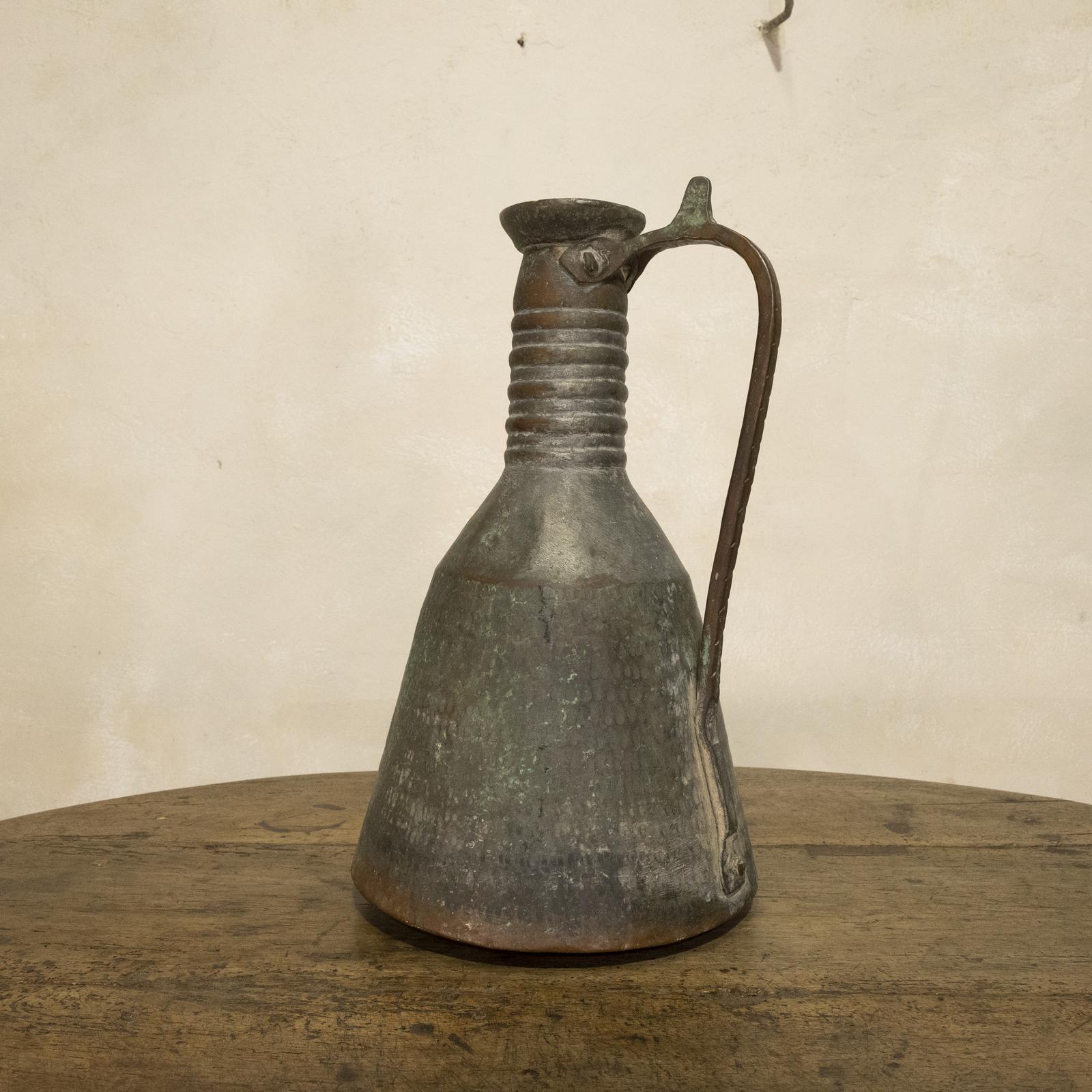 19th Century Middle Eastern Copper Ewer (1 of 13)