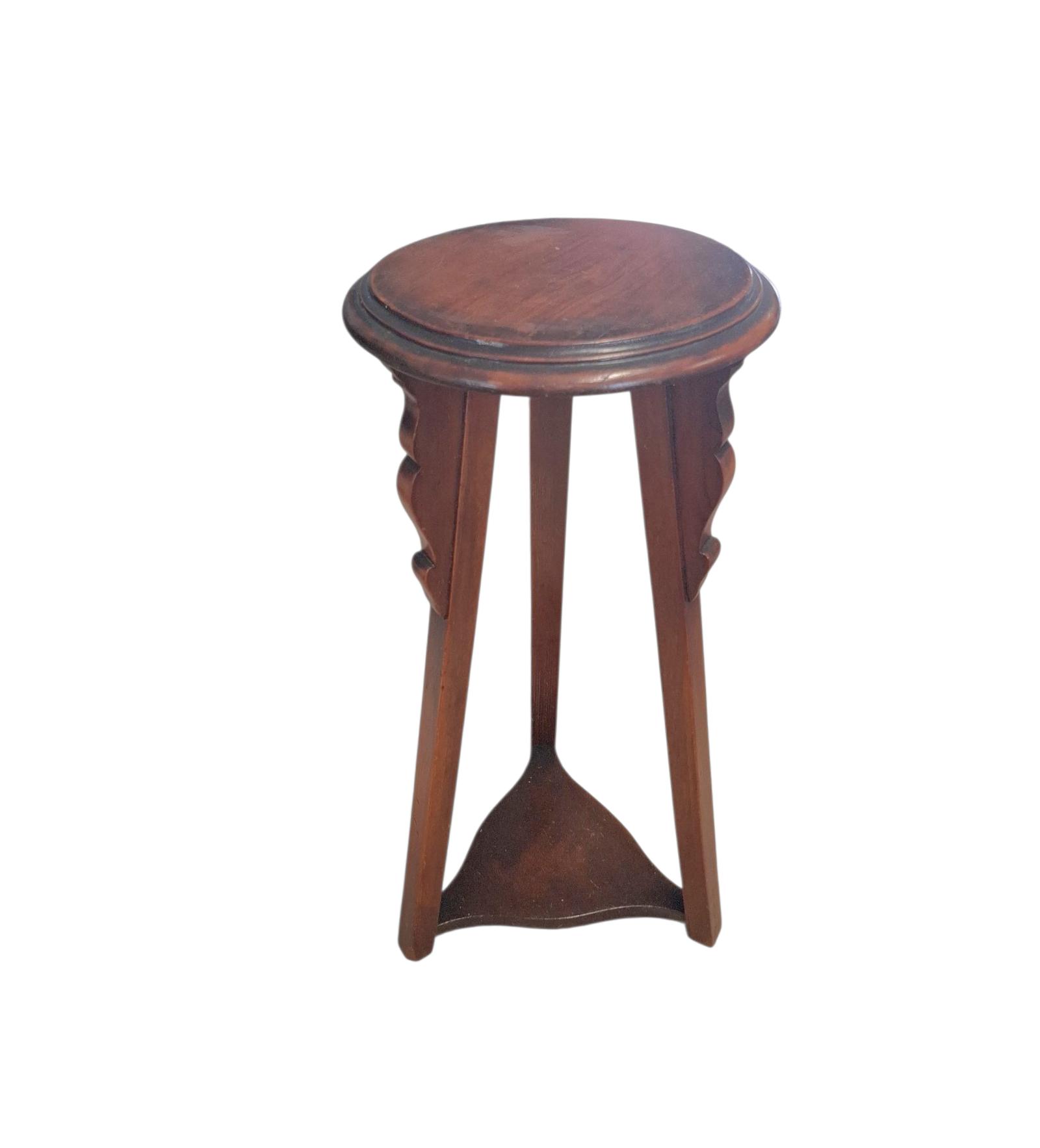 Victorian Oak Circular Jardiniere Stand (1 of 3)
