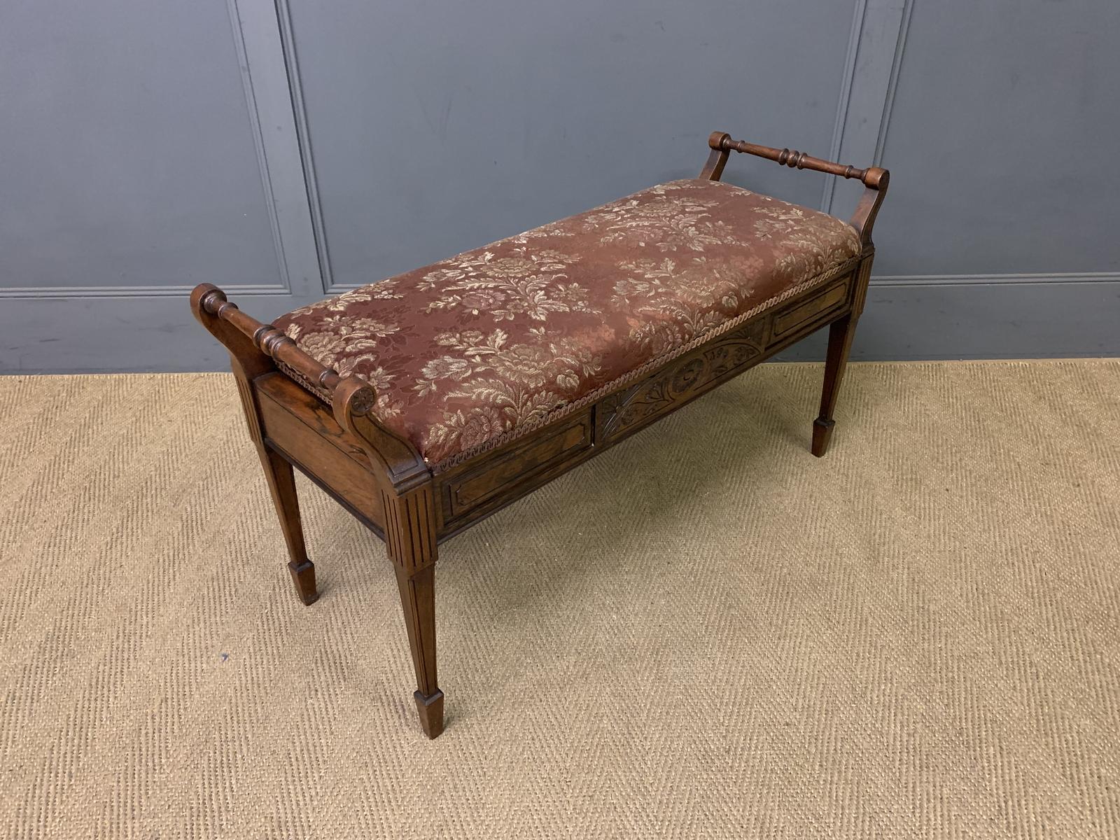 Victorian Rosewood Piano Duet Stool (1 of 16)
