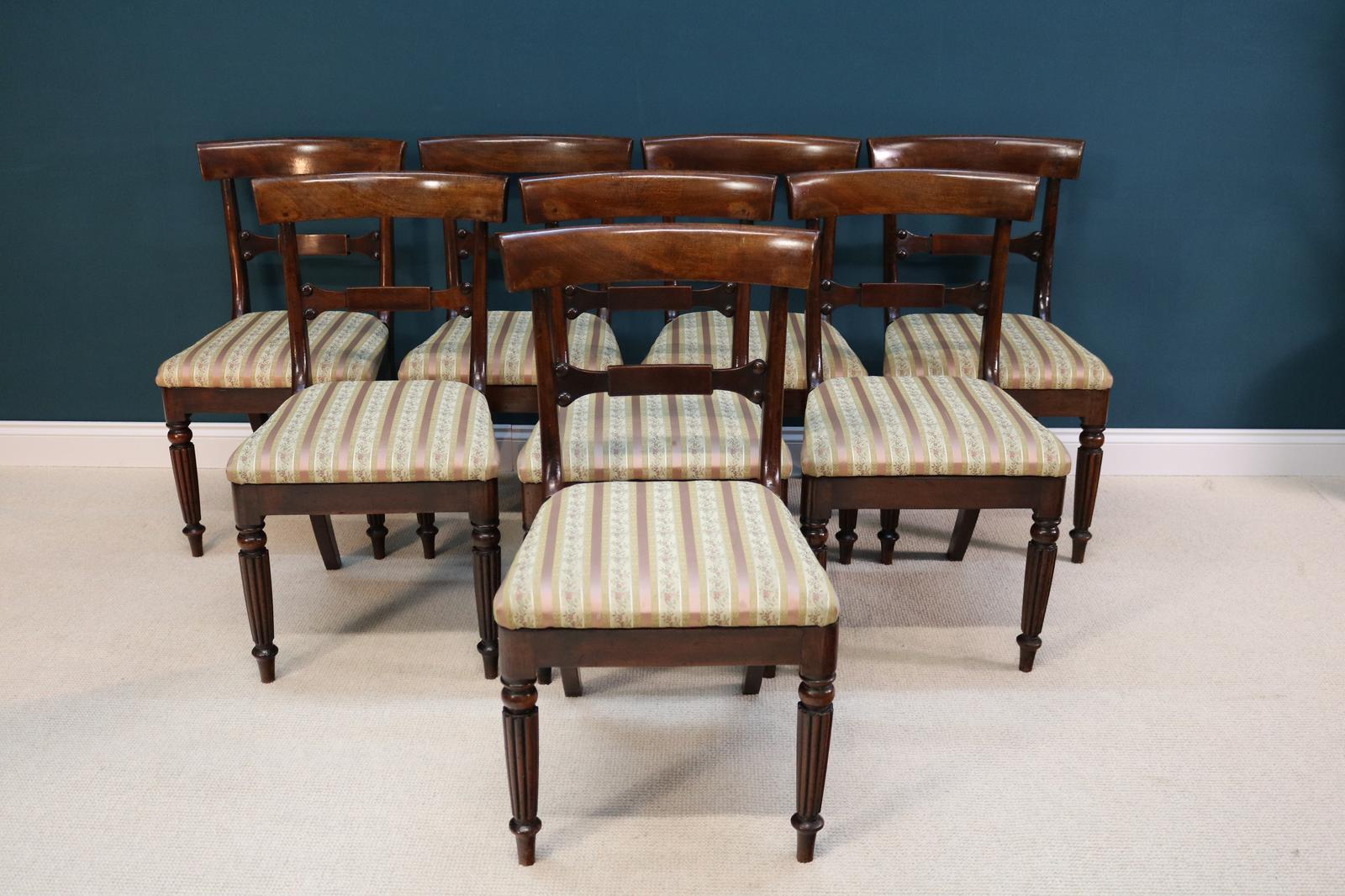 Set of Eight 19th-Century Mahogany Dining Chairs (1 of 8) Set of Eight 19th-Century Mahogany Dining Chairs (1 of 8)